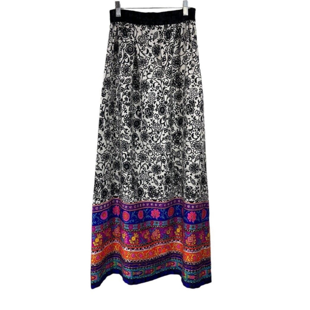 Mod Alex Coleman Vintage 60s California Woman's Maxi Retro Skirt M Floral